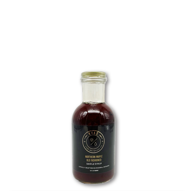 KVAS Maple Old Fashioned Simple Syrup Forty Creek