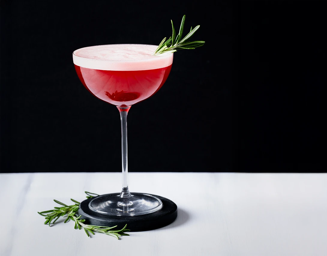 A Winter Sour cocktail made with Forty Creek whisky