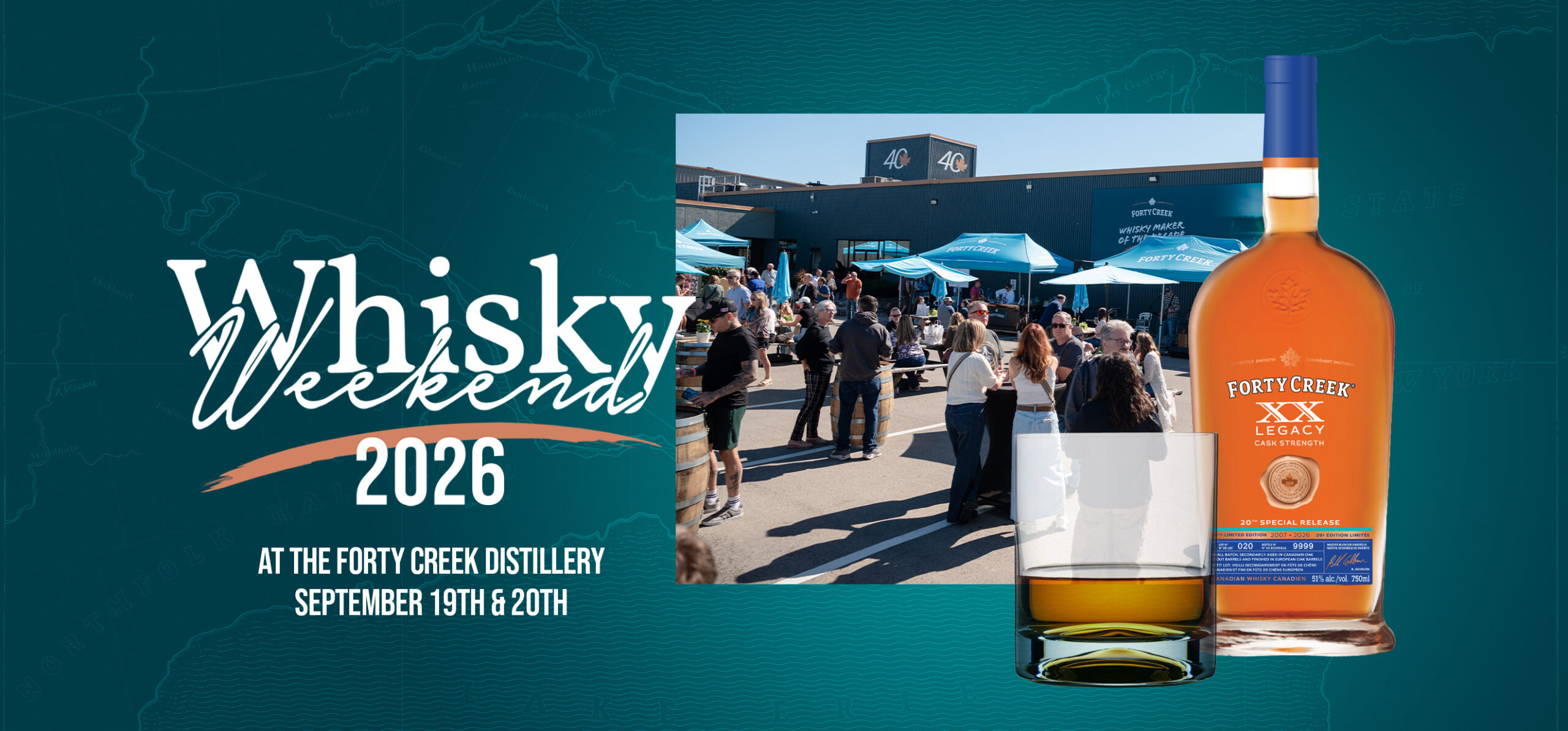 Whisky Weekend 2026 at the Forty Creek Distillery in Grimsby