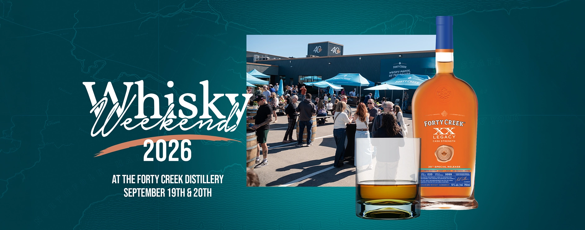 Whisky Weekend 2026 at the Forty Creek Distillery in Grimsby