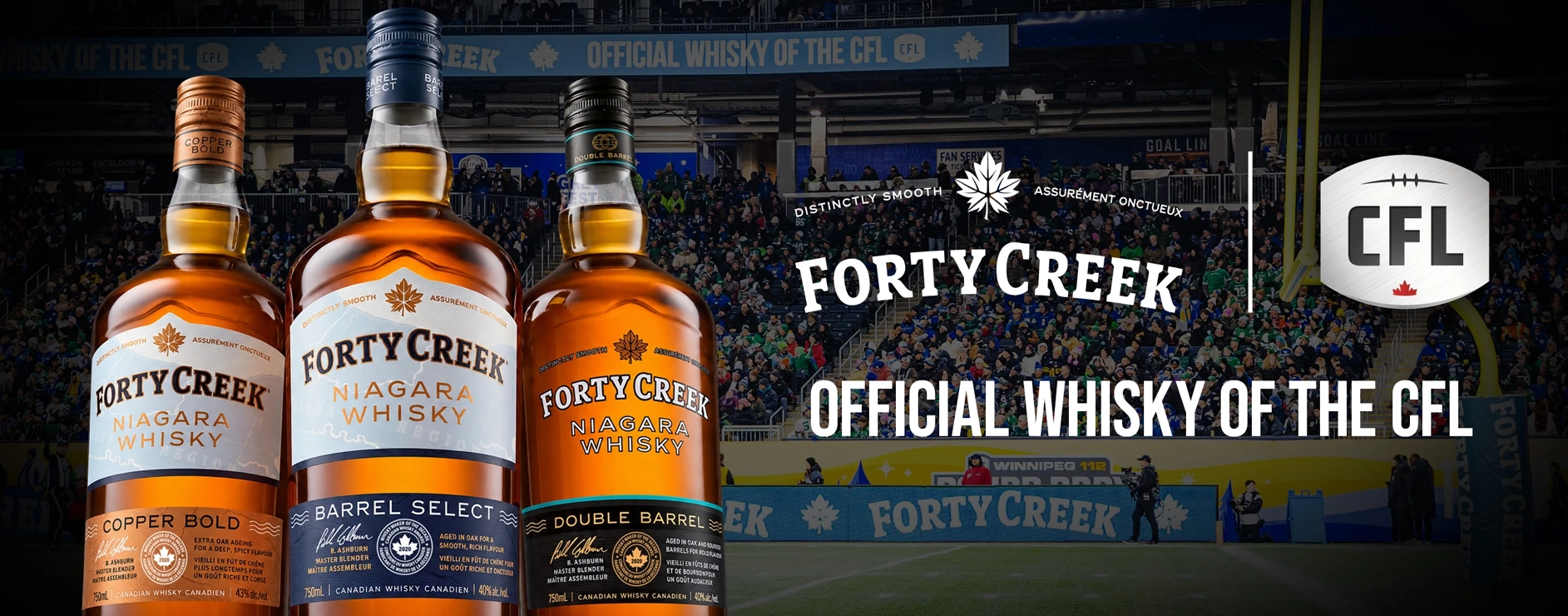 Forty Creek Whisky x CFL collaboration